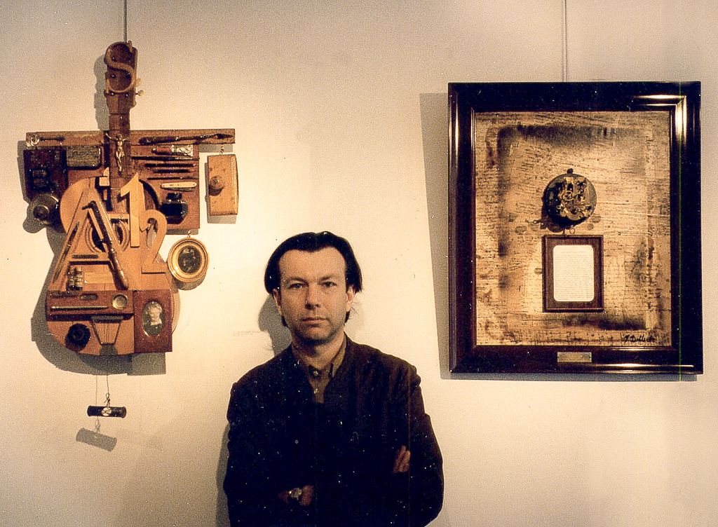 TD at the Strindberg Art Exhibit in the Strindberg Museum Stockholm